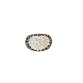 18k Yellow Gold 1.50ct Blue Sapphire AAA Grade and 1.25ct F VS2 Round Diamond Heart ring